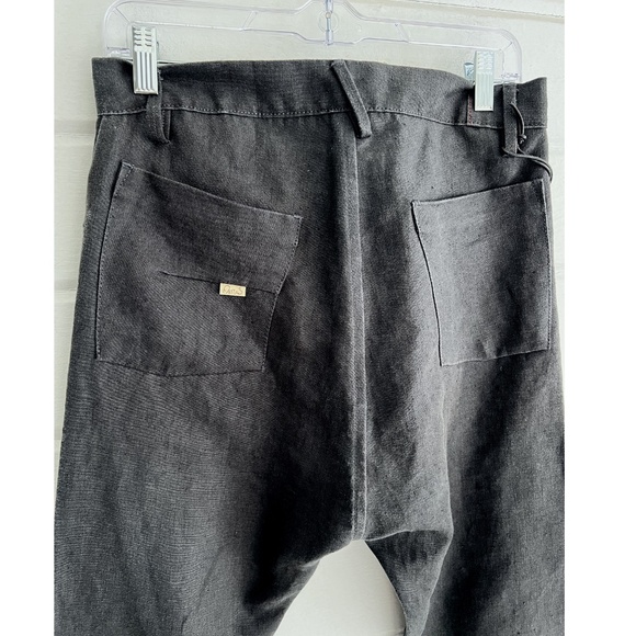 MATIAS U.S.A. 'Lunado' Hemp/Cotton Drop Crotch Skinny Pants Dark Gray- NWT! - 29 - Picture 4 of 16